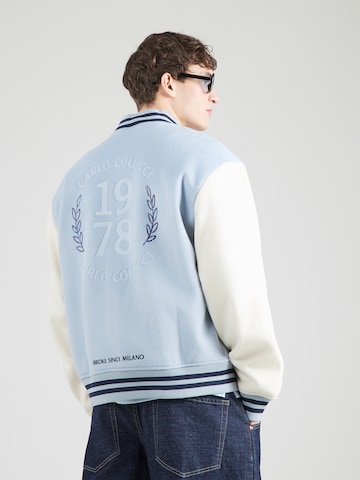 Veste mi-saison Carlo Colucci en bleu