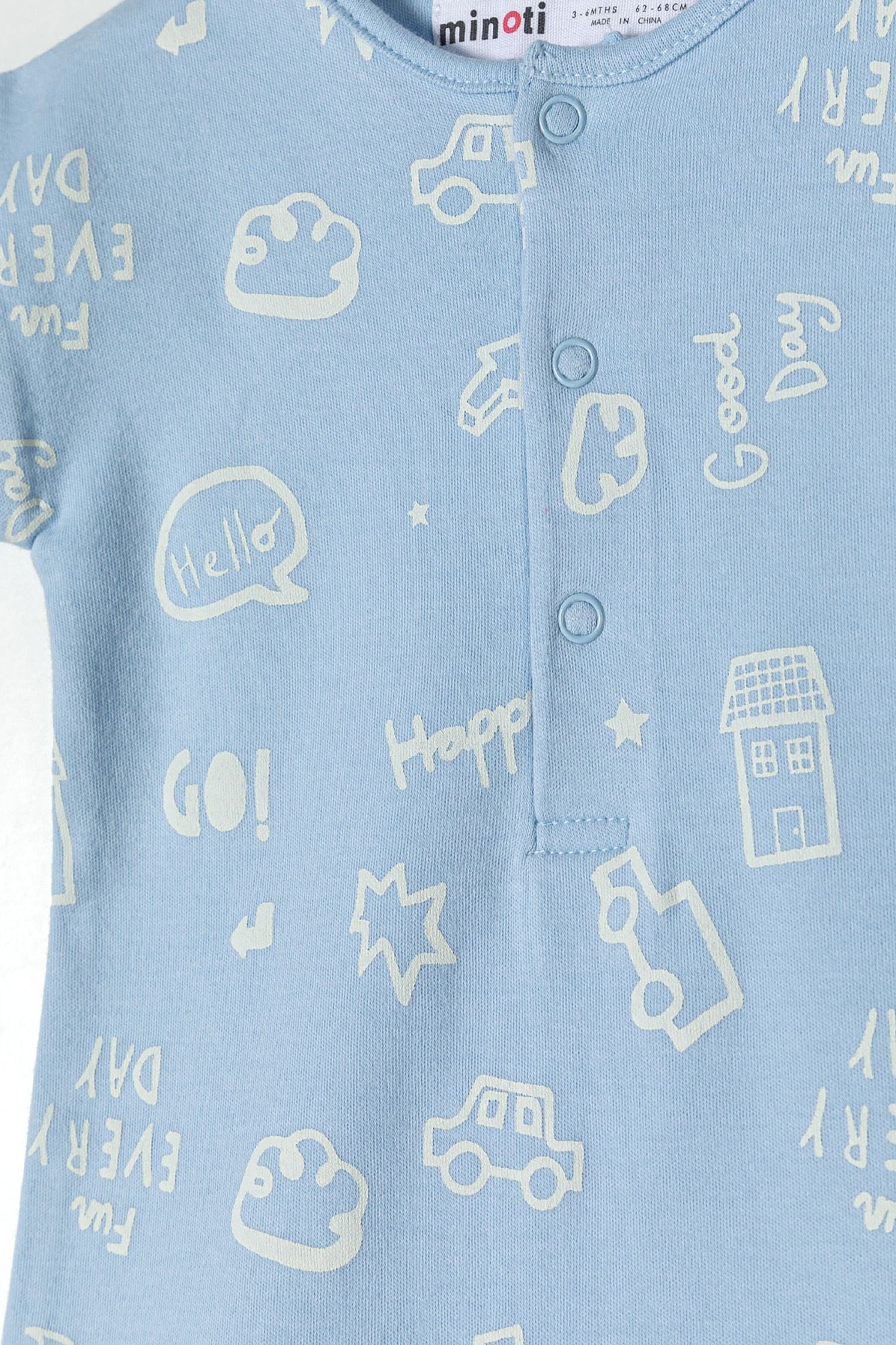 MINOTI Strampler in Blau