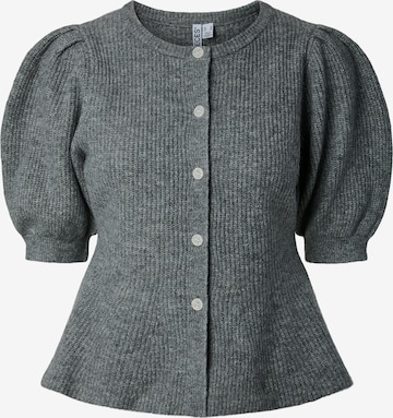 PIECES - Cárdigan 'PCSilly' en gris: frente