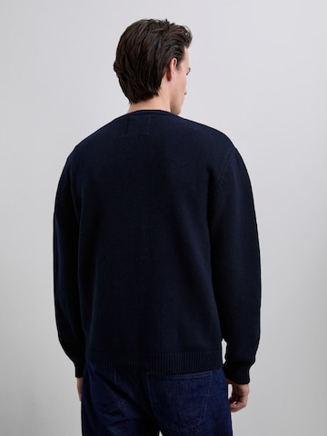 Scalpers Cardigan 'Rombo' i blå