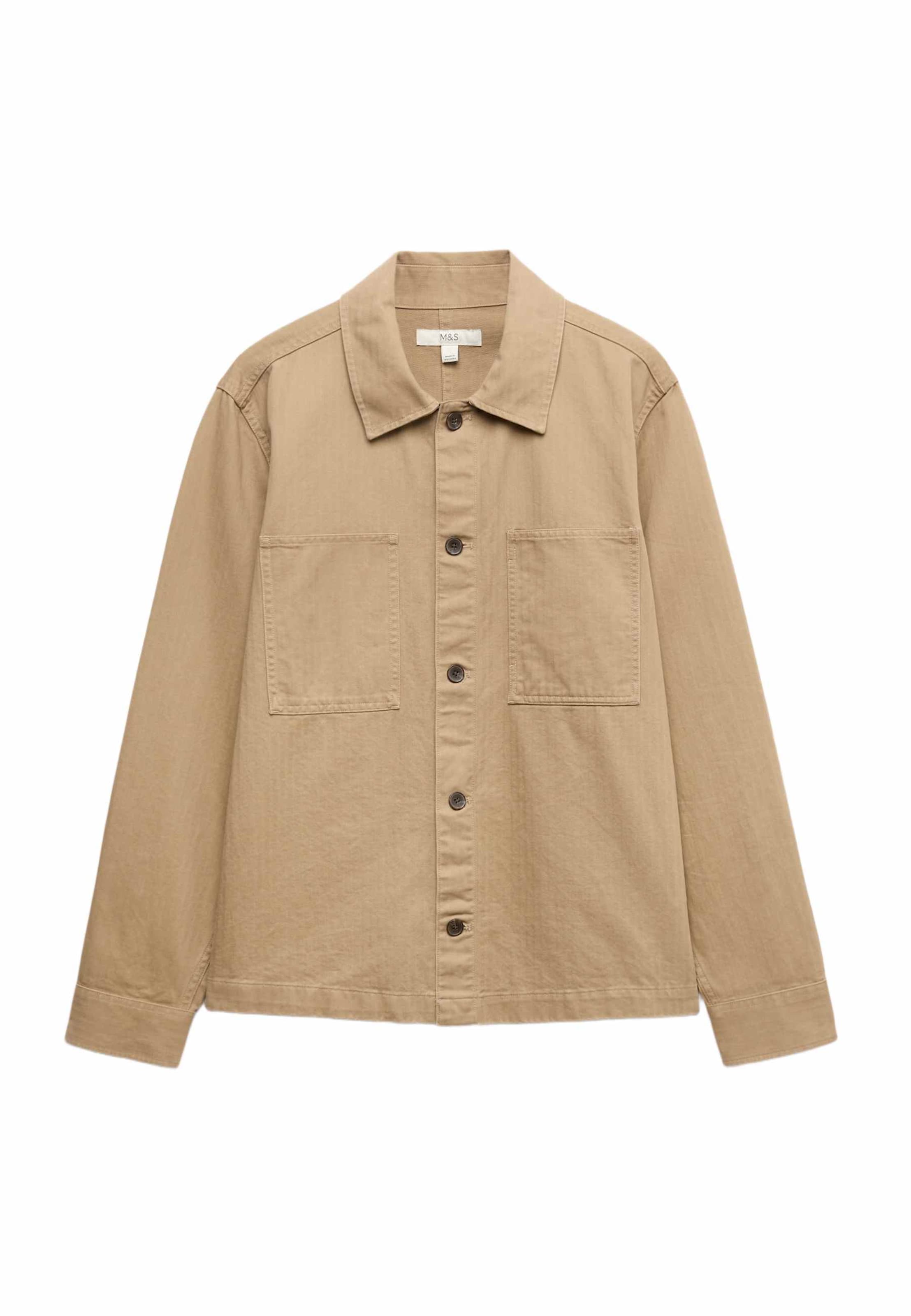 Marks & Spencer Comfort Fit Jacke in Beige: Vorderseite