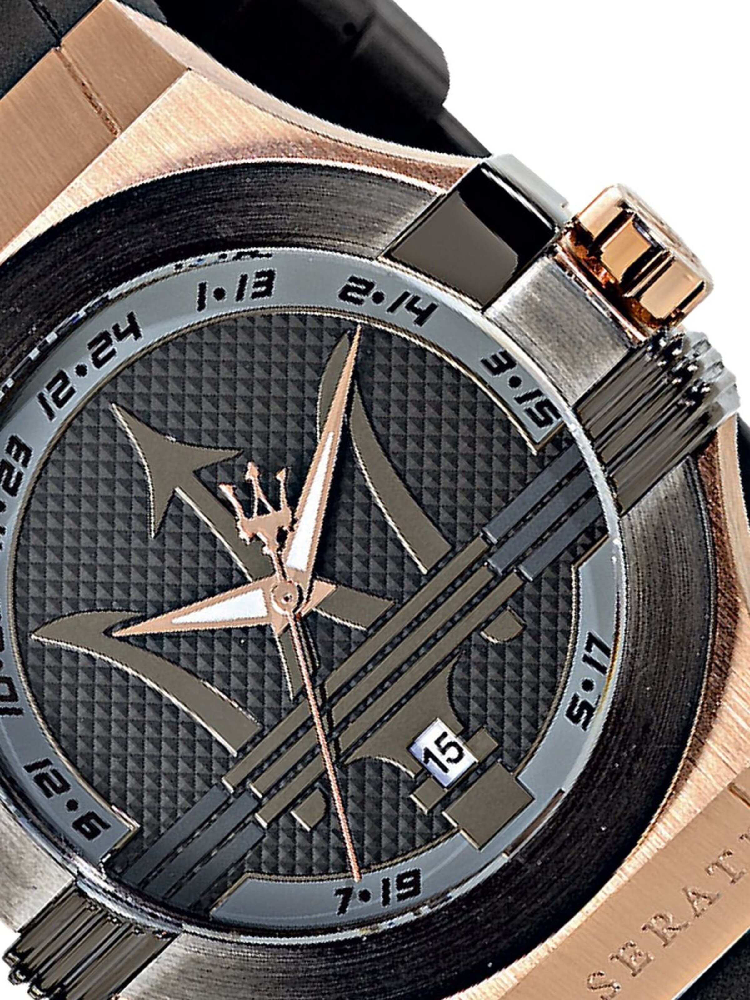 Maserati Analoog horloge in Zwart