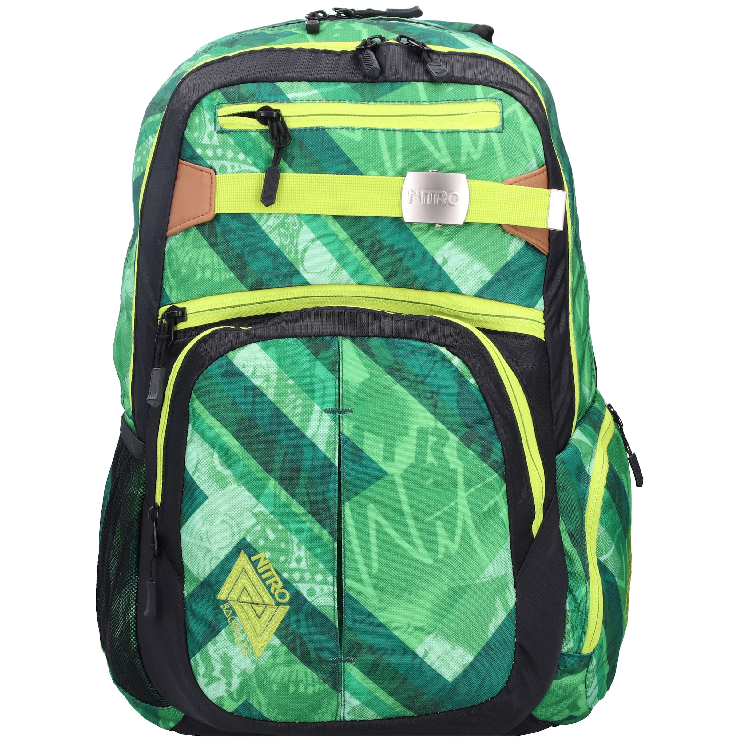 NitroBags Backpack 'Hero' in Green: front