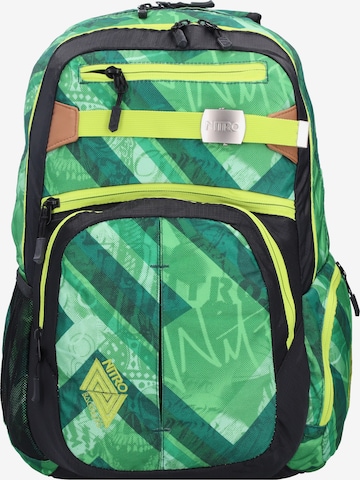 NitroBags Backpack 'Hero' in Green: front