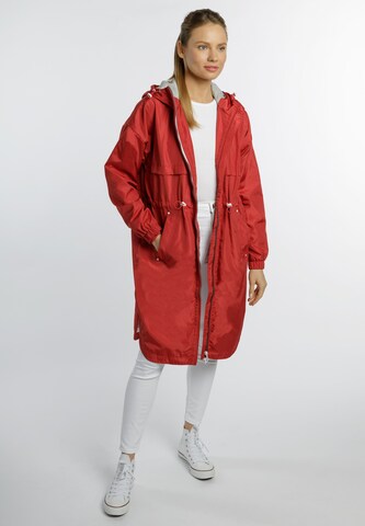 Parka mi-saison DreiMaster Maritim en rouge