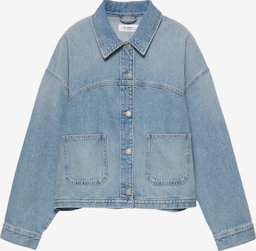 Geacă de primăvară-toamnă de la Pull&Bear pe albastru: față