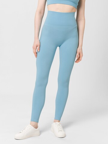 Les Lunes Skinny Leggings in Blue: front