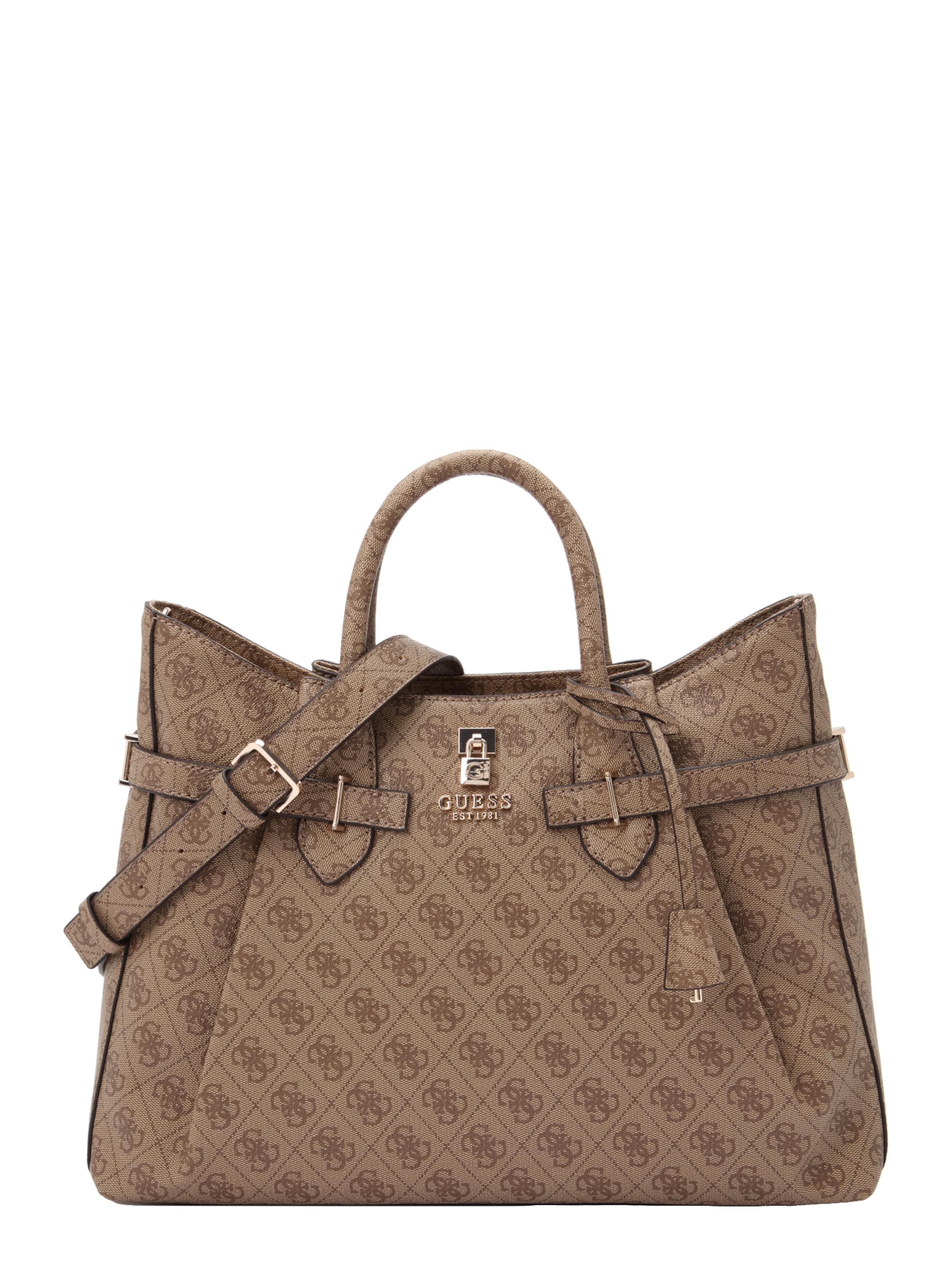 GUESS Kabelka 'YESBA' – hnědá: přední strana