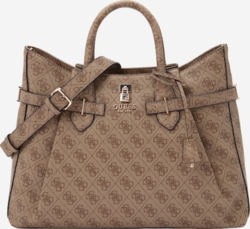 GUESS Kabelka 'YESBA' – hnědá: přední strana
