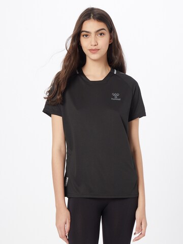Hummel Functioneel shirt 'Ongrid' in Zwart: voorkant