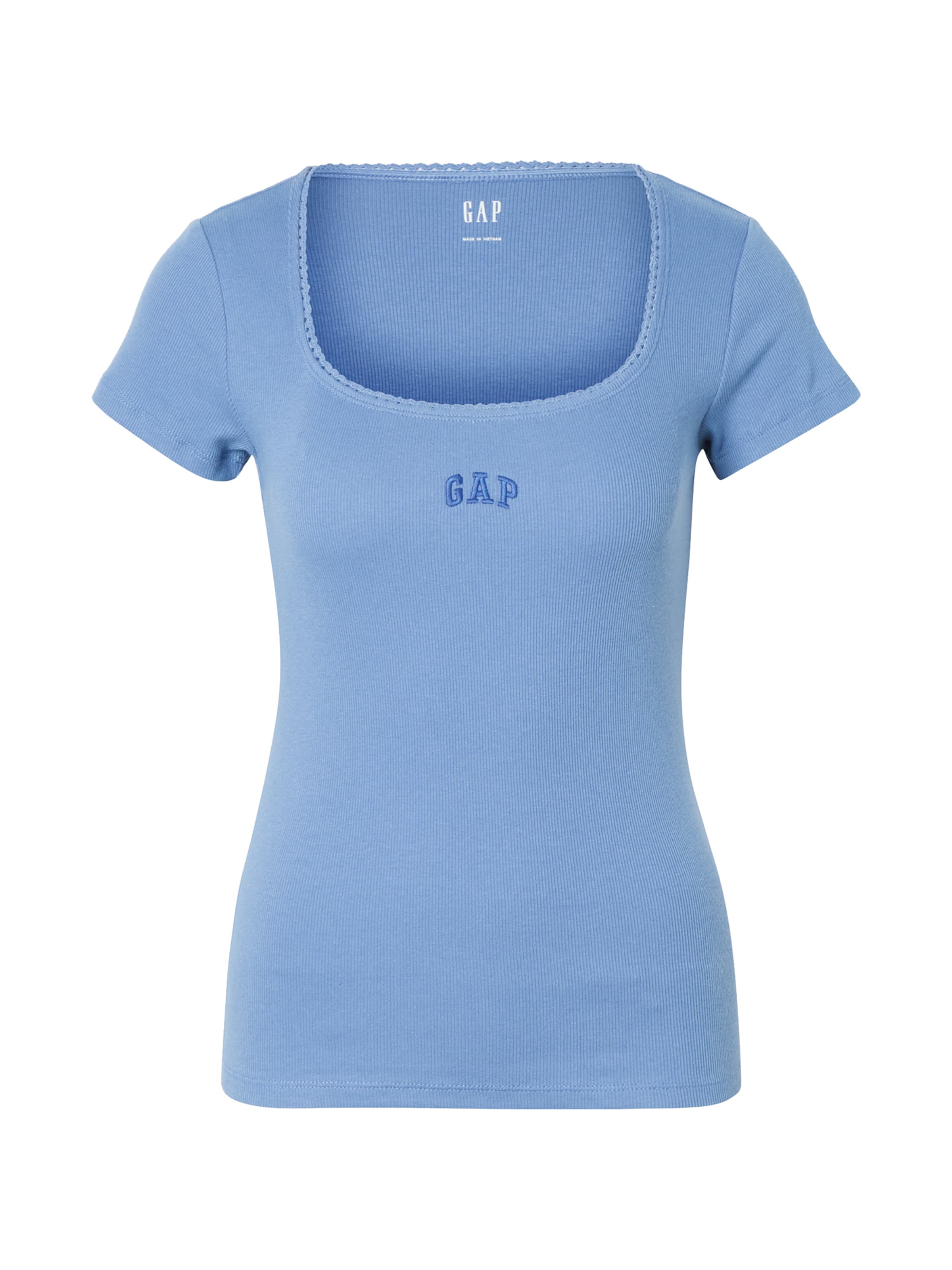 GAP Тениска в синьо: отпред