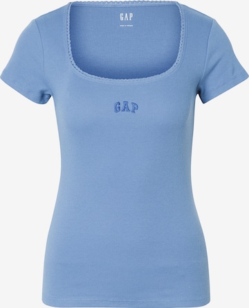 GAP Тениска в синьо: отпред