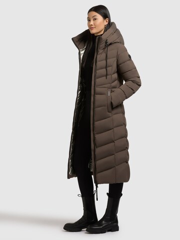 khujo Wintermantel 'Ingram5' in Bruin