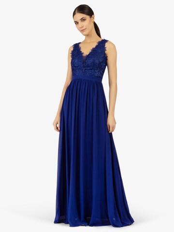 Robe de soirée APART en bleu : devant