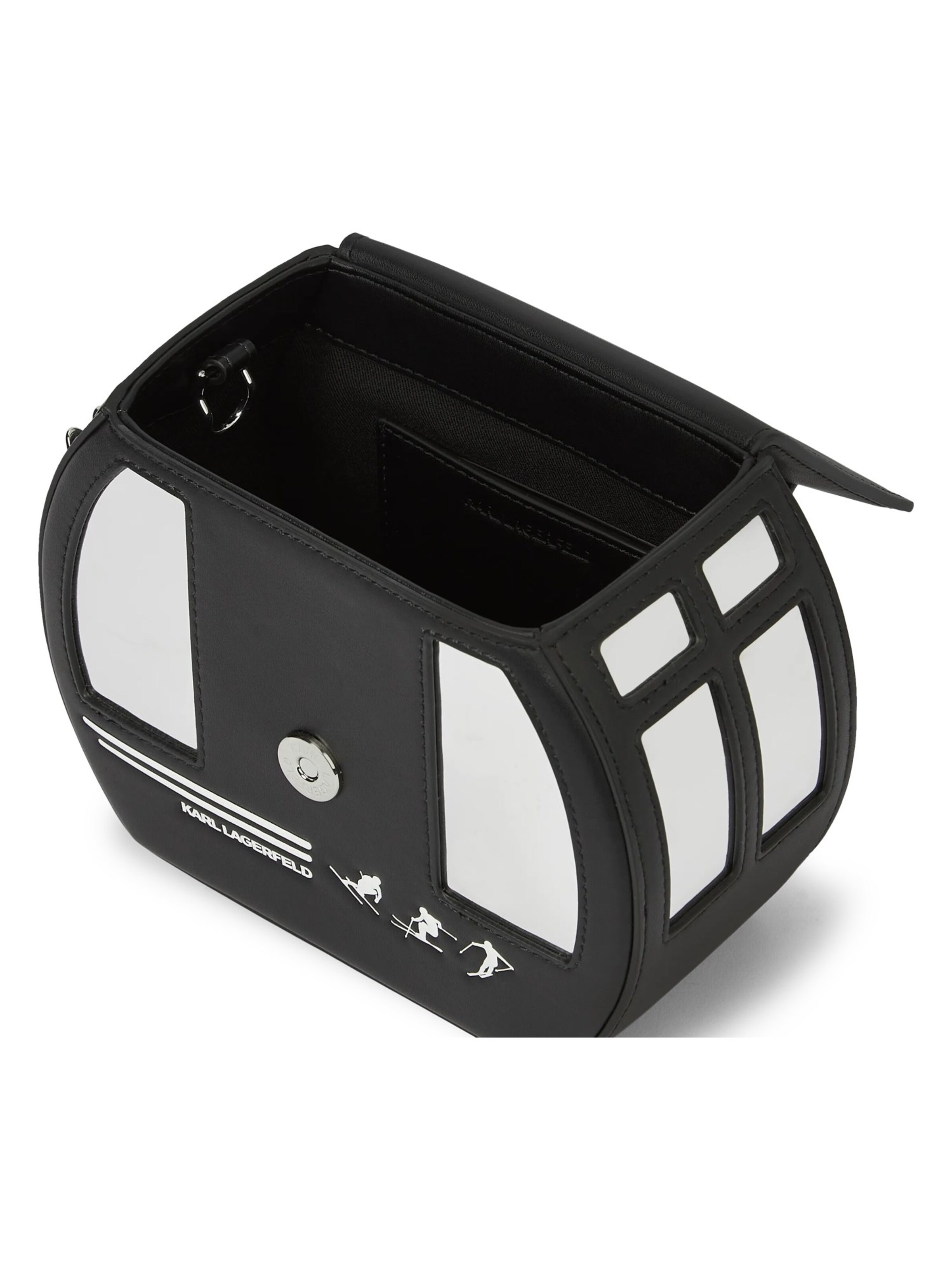 Karl Lagerfeld - Bolso de mano 'Ikon' en negro