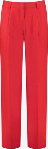 GERRY WEBER Široke hlačnice Hlače na rob | rdeča barva: sprednja stran