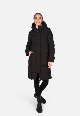 Fuchs Schmitt Daunenmantel in Schwarz: Vorderseite