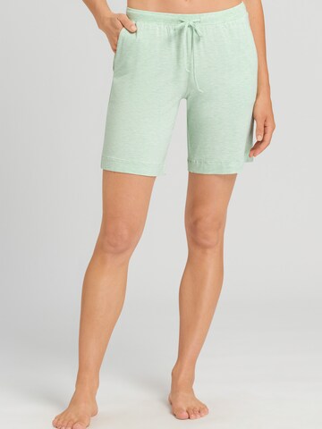 Pantalon de pyjama ' Natural Elegance ' Hanro en vert : devant