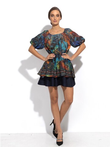 JIORO Bluse 'AMAZONIA' in Mischfarben