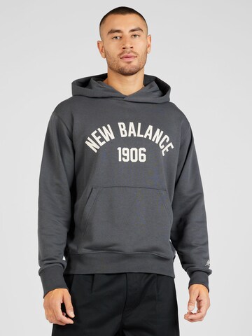 new balance - Sudadera en gris: frente