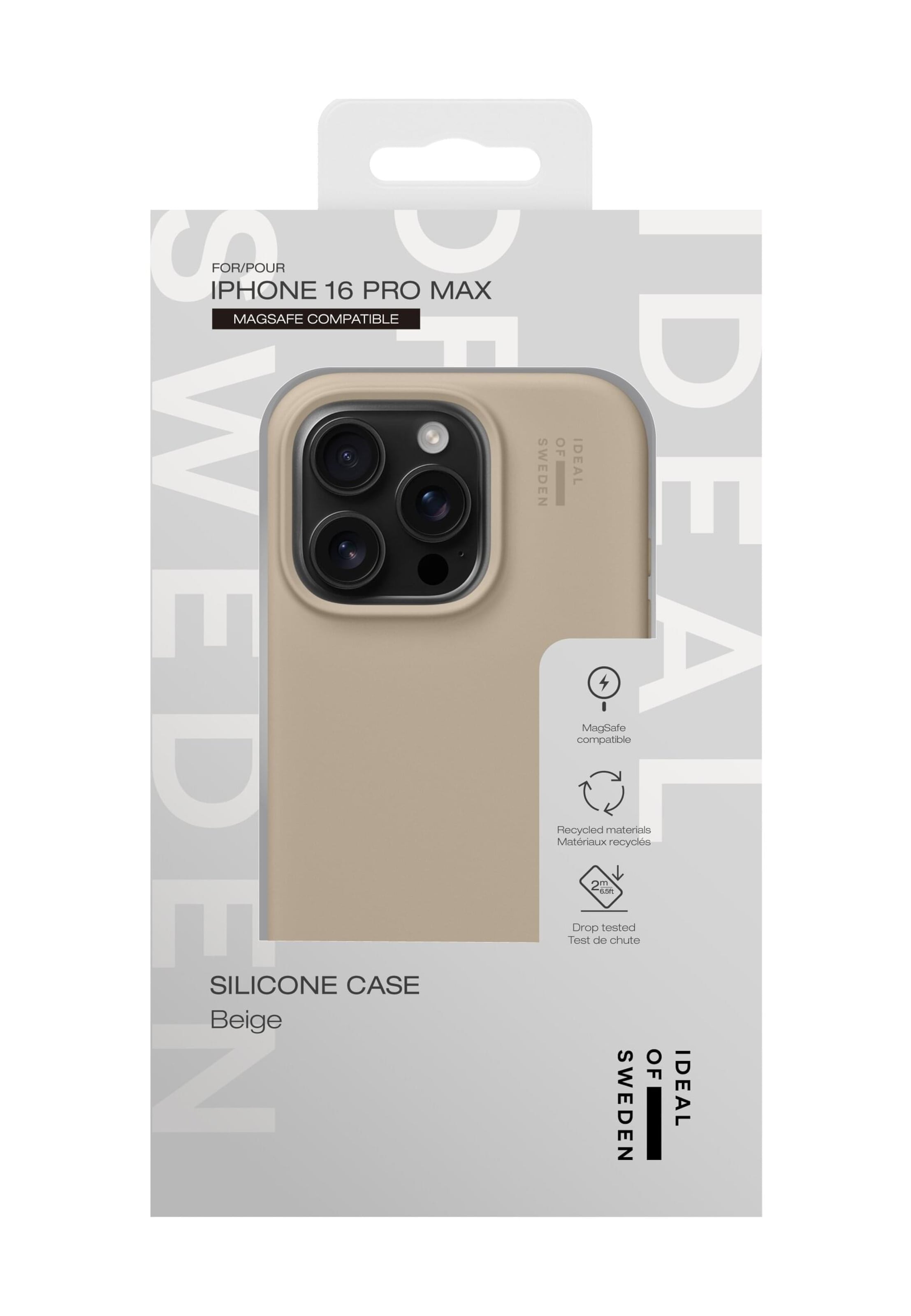 Protection pour Smartphone 'MagSafe iPhone 16 Pro' iDeal of Sweden en beige