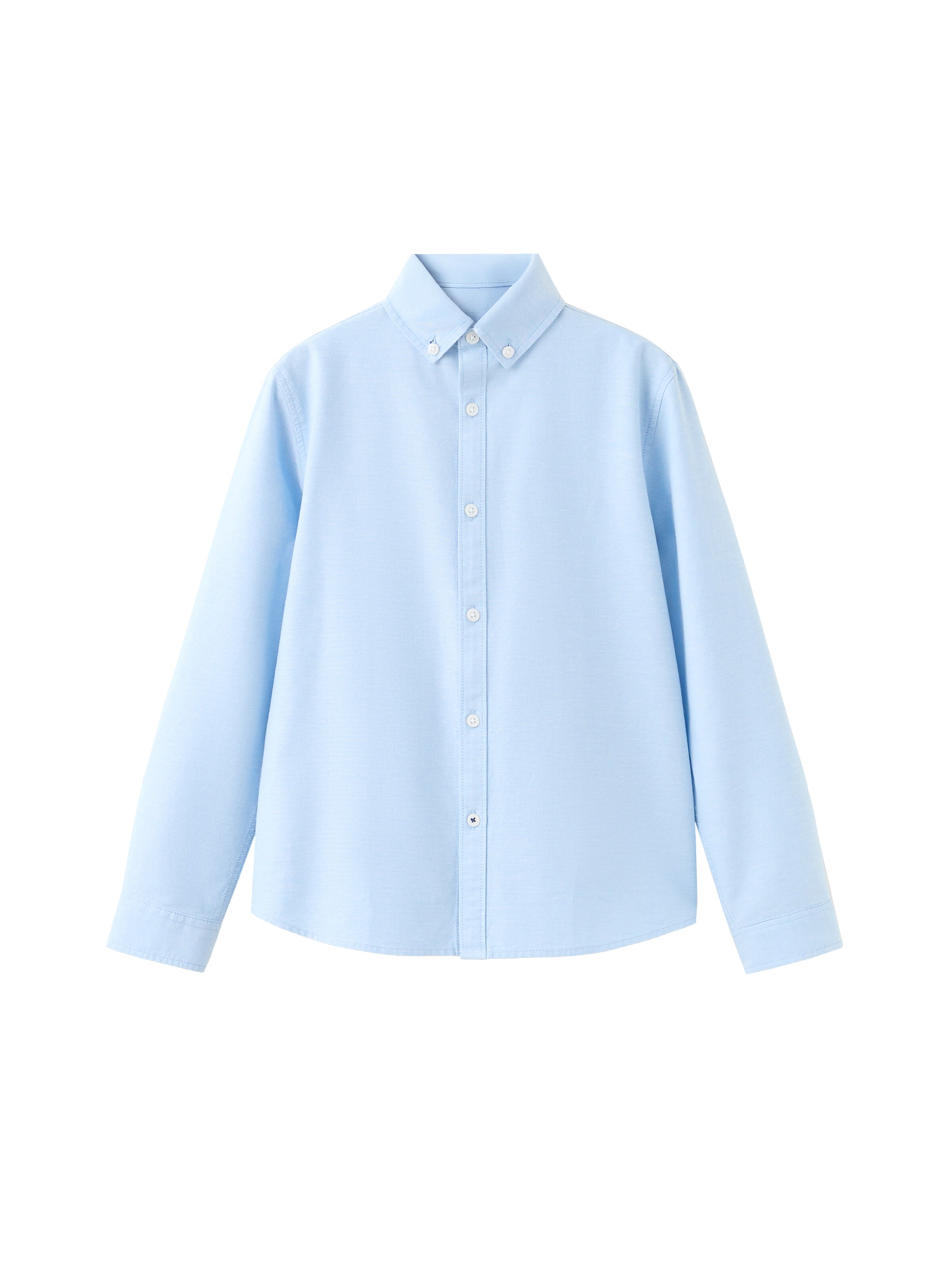 MANGO KIDS Overhemd 'ROXFORD' in 116 in de kleur Lichtblauw, Productweergave