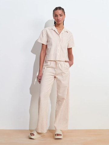 Dilvin Wide leg Pants in Orange
