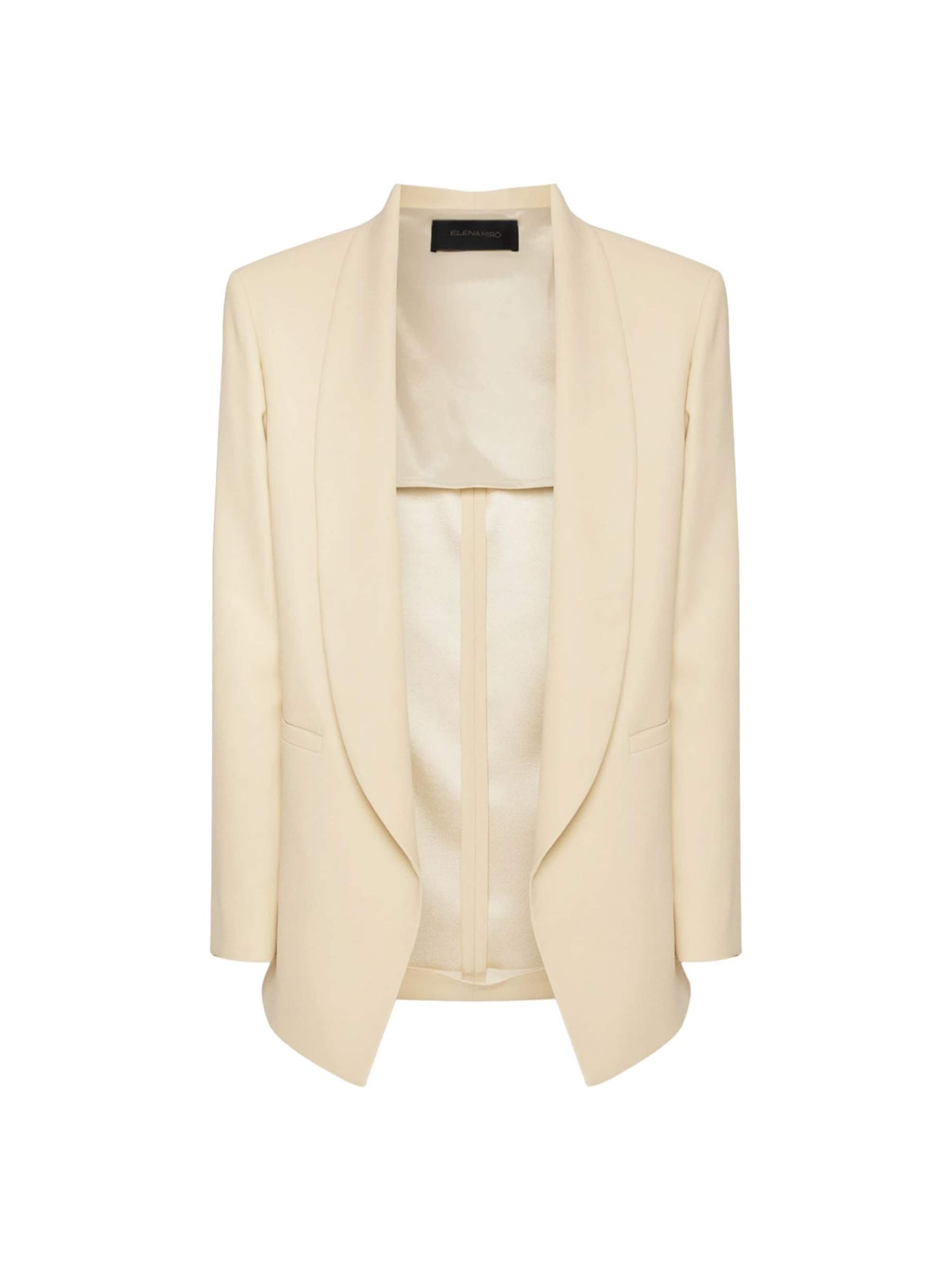 Blazer di Elena Mirò in beige: frontale