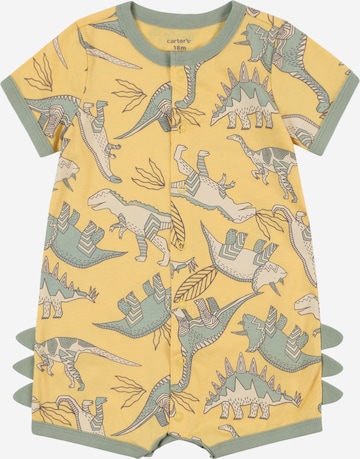 Carter's Romper/Bodysuit 'Dino' in Yellow: front