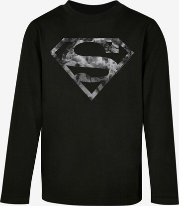 ABSOLUTE CULT Shirt 'DC Originals - Marble Superman' in Zwart: voorkant