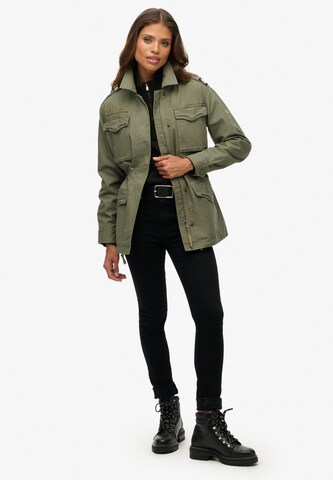 Veste mi-saison Superdry en vert