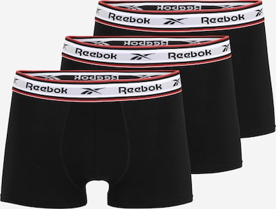 Reebok Bokserishortsit 'Barlow' värissä harmaa / punainen / musta / valkoinen, Tuotenäkymä