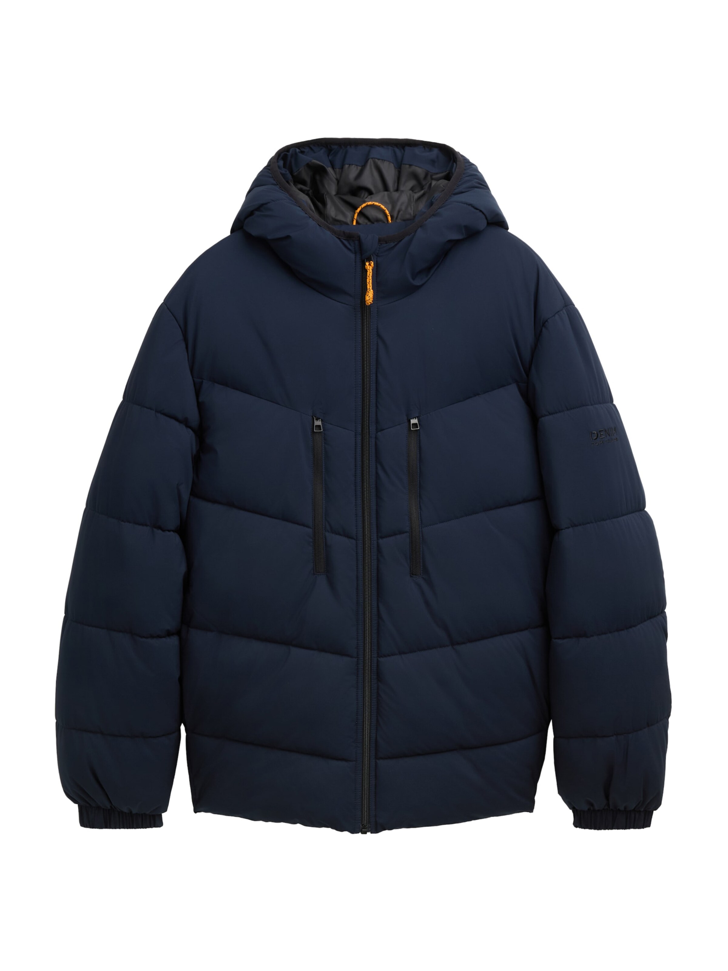 TOM TAILOR DENIM Tussenjas in Blauw: voorkant