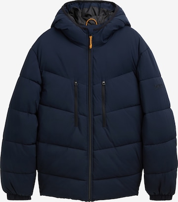 TOM TAILOR DENIM Tussenjas in Blauw: voorkant