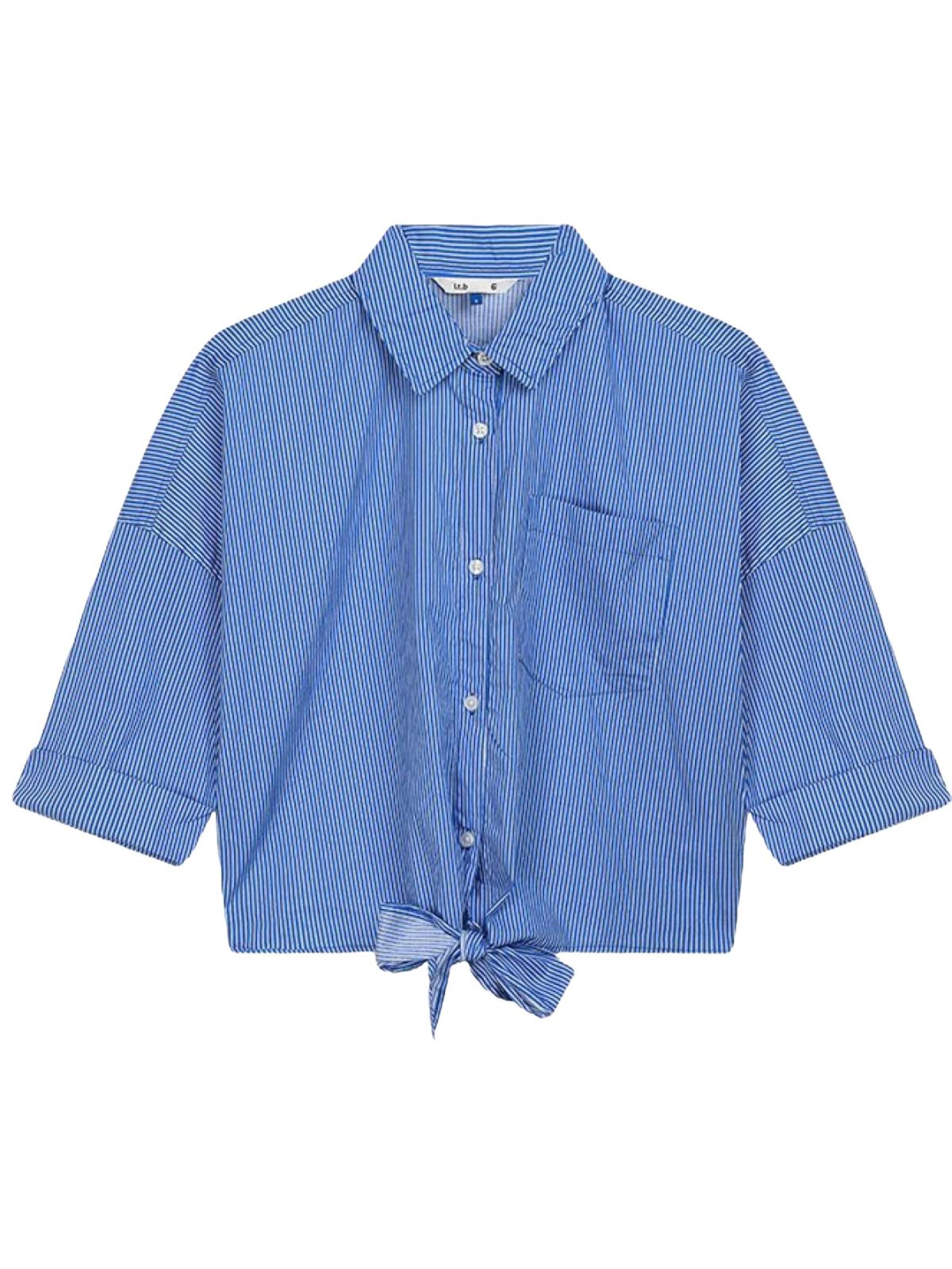 LTB Jeans Shirt in Blauw: voorkant