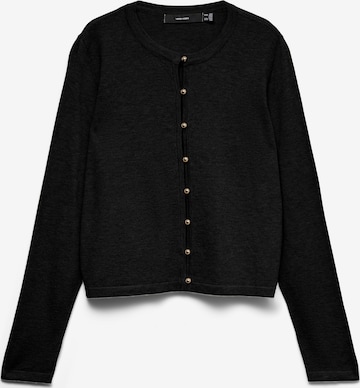 Cardigan 'VMHOLLY KARIS' VERO MODA en noir : devant