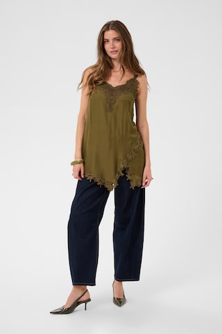 Cream Bluse i grøn