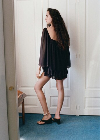 MANGO Blouse 'Marron' in Brown