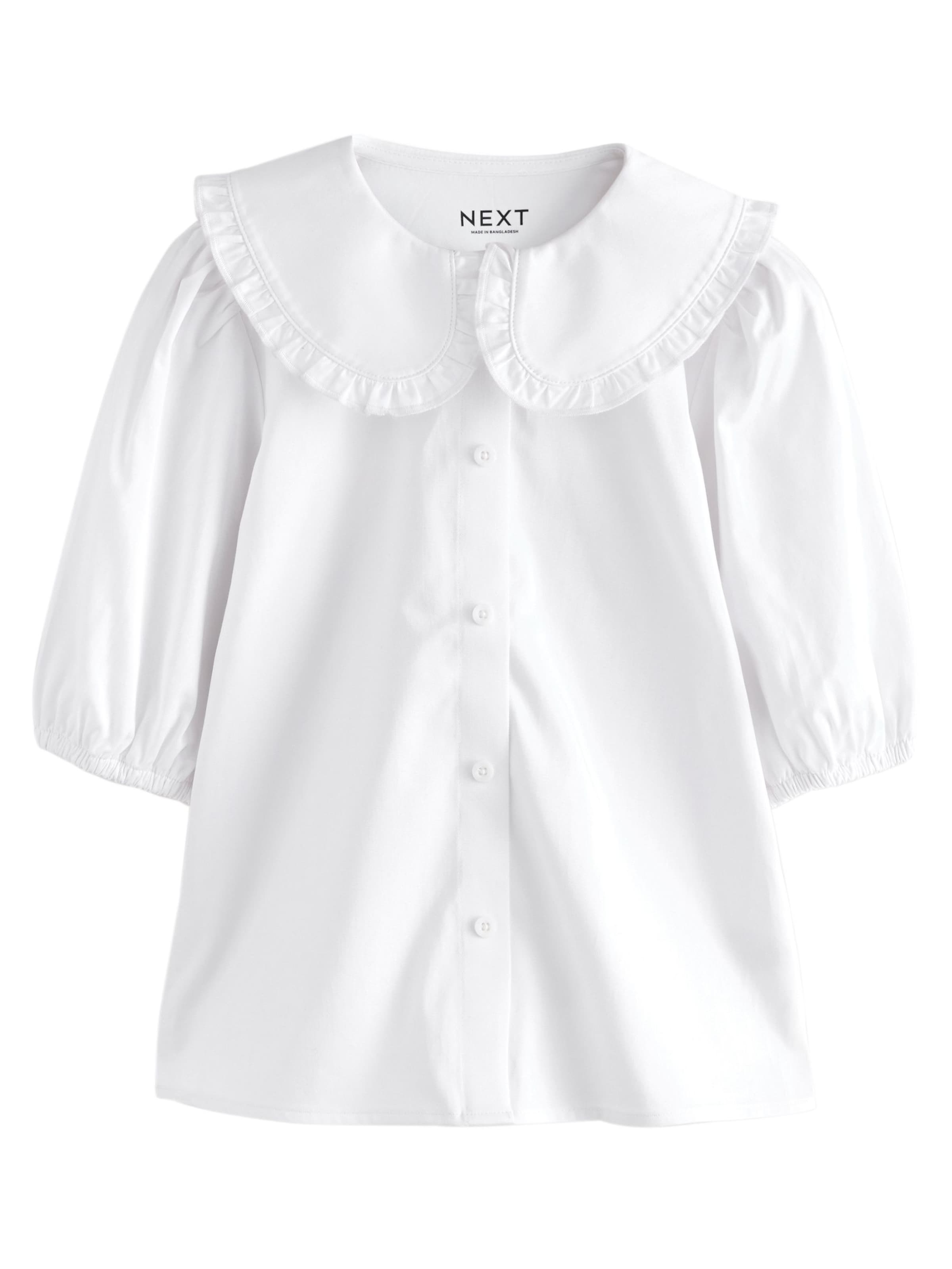 Next Blus i vit: framsida