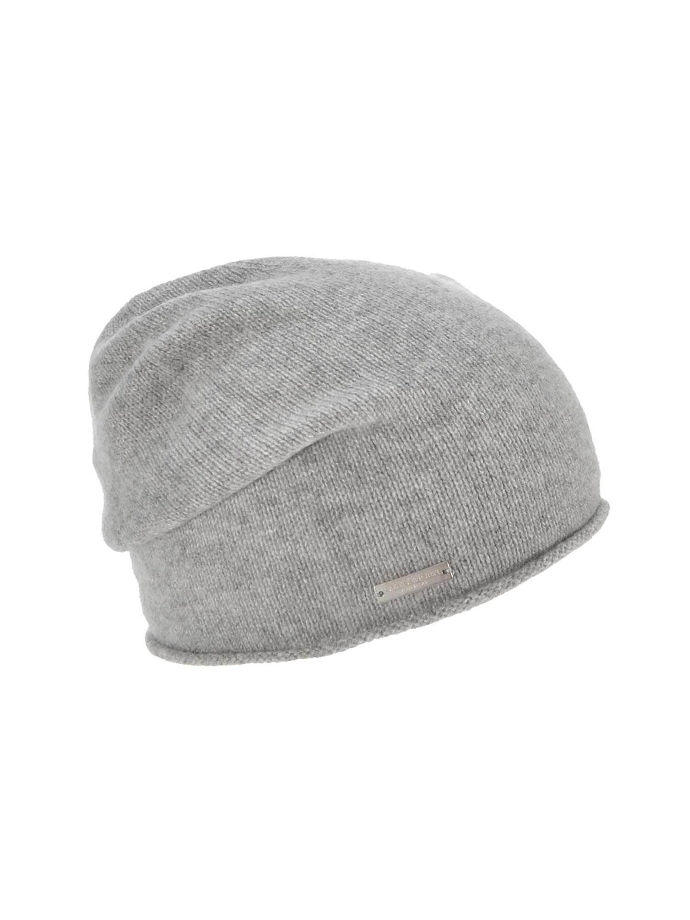Seeberger Beanie 'Mütze' in Grey: front