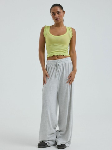 Haut ' Cotton ' Seamless Basic en jaune