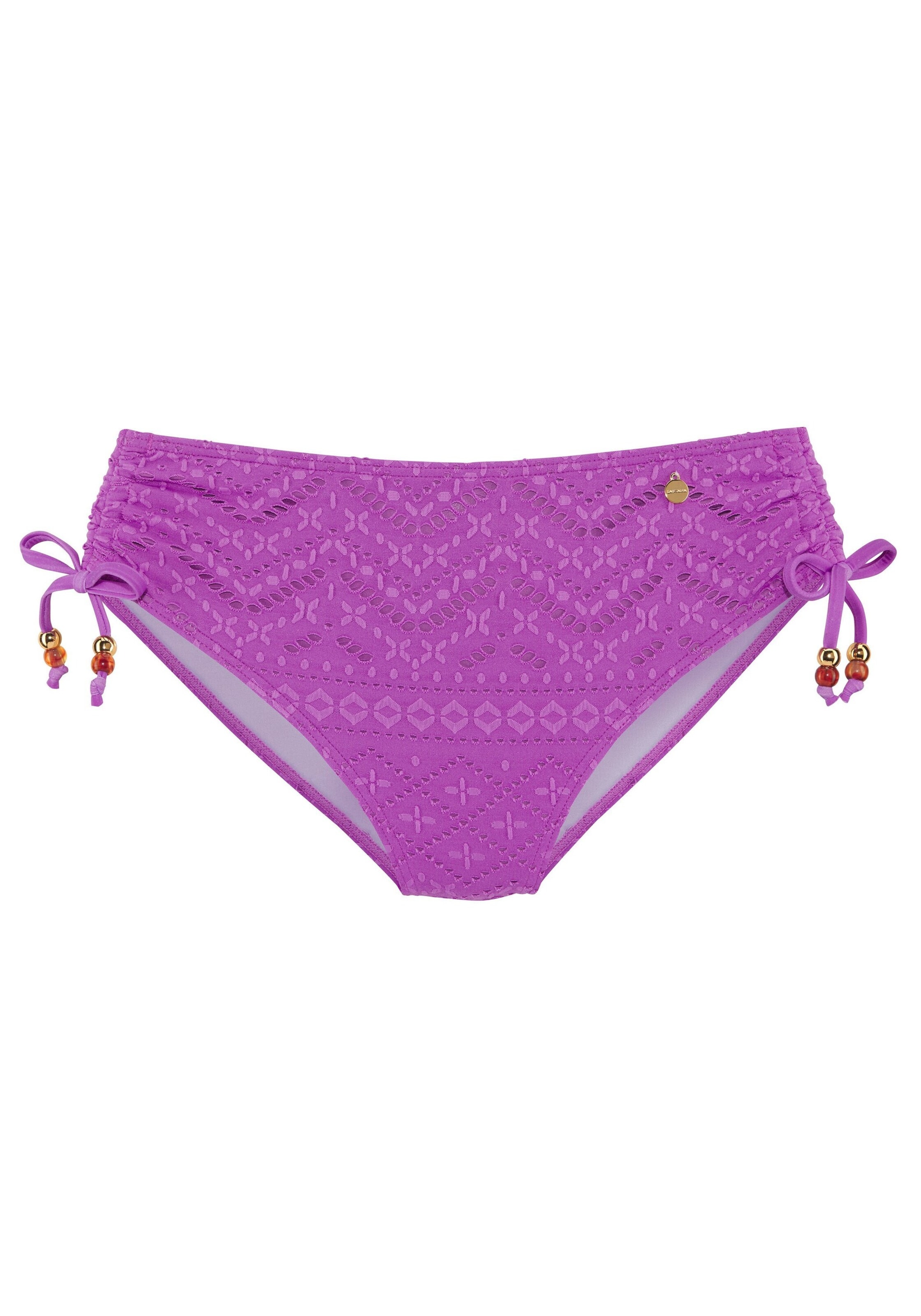 LASCANA Низ бикини в Лиловый: спереди