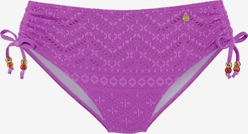 LASCANA Bikini bottom in Purple: front