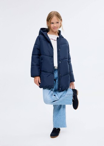 MANGO KIDS Coat 'Anna' in Blue: front