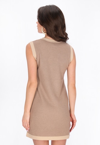 Robe de cocktail faina en beige