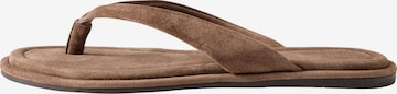 Tongs The Set en marron : devant