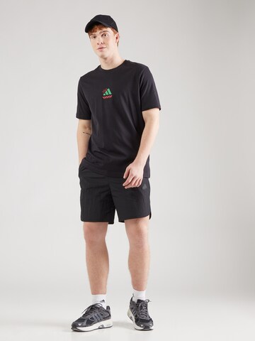 ADIDAS SPORTSWEAR Функциональная футболка 'Lounge Pizza' в Черный