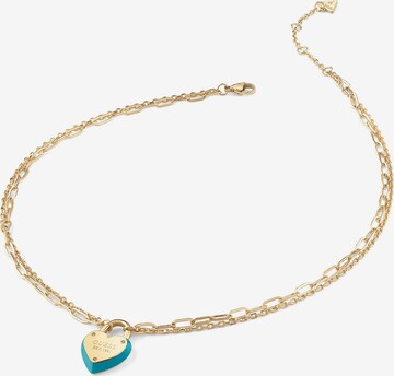 GUESS Kette 'All You Need Is Love' in Blau: predná strana