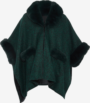 FRAULLY Cape in Groen: voorkant