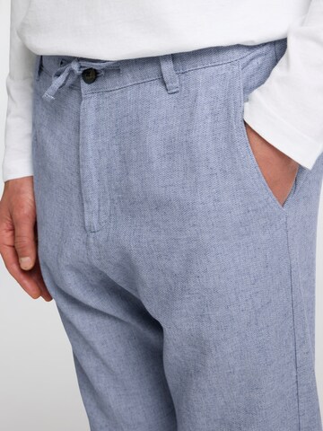 SELECTED HOMME Slimfit Chinobyxa 'SLHBRODY' i blå